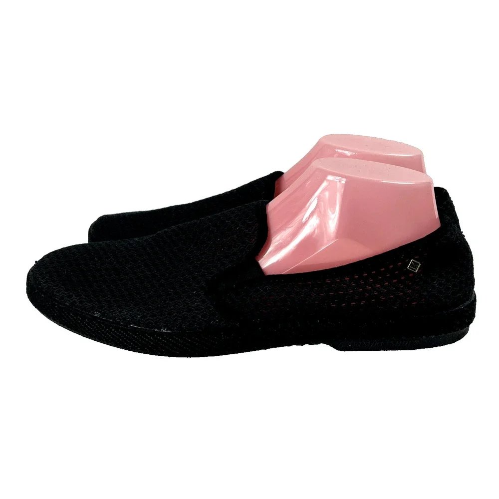 Rivieras Espadrille Shoes Mens 10.5 Classic Filet Black Breathable Lightweight